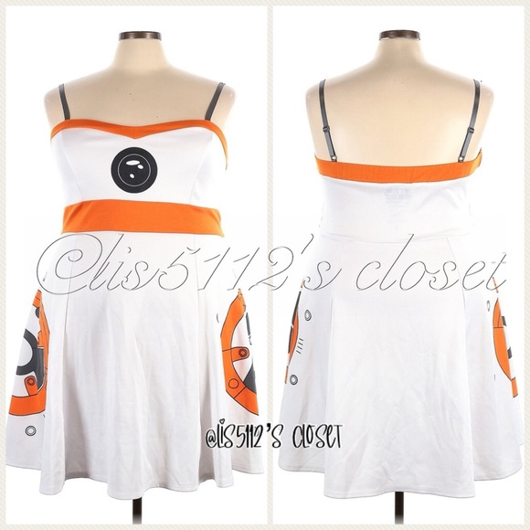 Torrid x Her Universe Disney Star Wars BB-8 Cosplay Costume Swing Dress 3X 22 24 - Picture 11 of 14